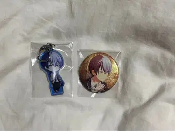 프로젝트 세카이 아오야기 토야 아크릴 키링과 캔뱃지 세트