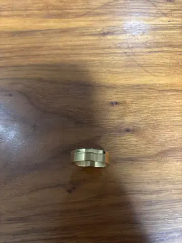 골드 심플 밴딩 링