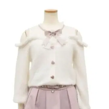 LIZLISA 레이어드 스타일 어깨 트임 니트