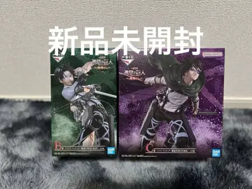 제일복권 진격의 거인 지진 B상 리바이 C상 한지 피규어