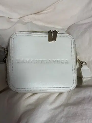 SAMANTHAVEGA 화이트 숄더백