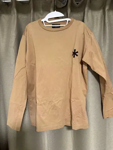 SNOW PEAK 베이지 긴팔 셔츠