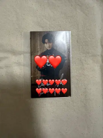 M!LK 소노 슌타 트레이딩 카드 친필 사인