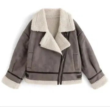 보아 칼라 레더 자켓[fo1768]