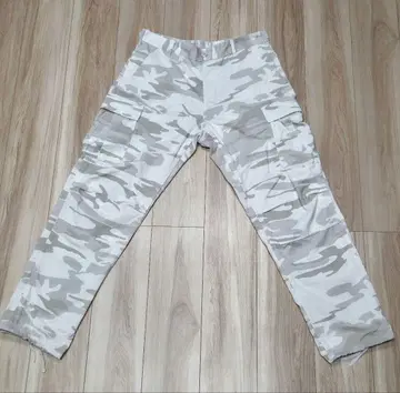 로스코 카고 팬츠 화이트 카모