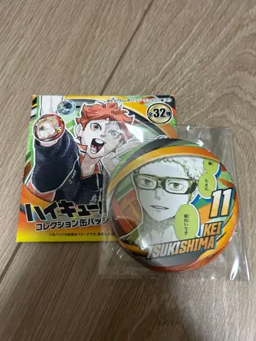 하이큐!! 컬렉션 캔뱃지 FUN!! 츠키시마 케이