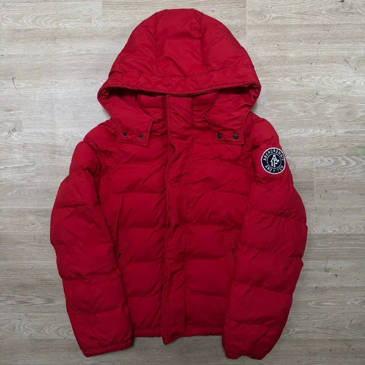 HOLLISTER | 홀리스터 Hollister Faux Fur Trim Puffer Bomber Jacket Pink Padded  XS #홀리스터,#폭스퍼패딩,#크롭패딩,#아베크롬비 on Bunjang Global Site., image size:1200x1200