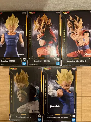 드래곤볼 Grandista 피규어 5체 세트