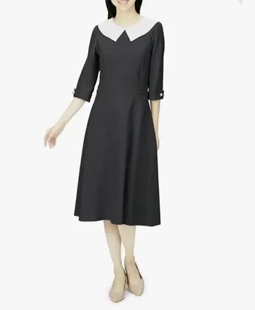 레스 빠세 플레어 컬러 원피스