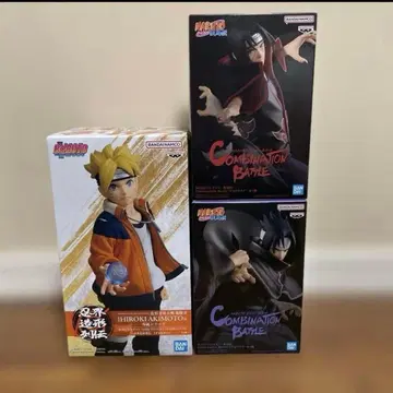 나루토 질풍전 이타치 사스케 인계 조형 열전 우즈마키 볼트 3개 세트 3