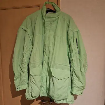 MAISON SPECIAL 라이트 그린 나일론 자켓