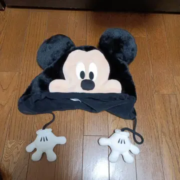 [ 새상품급 ] 미키마우스 귀도리 모자 플리스