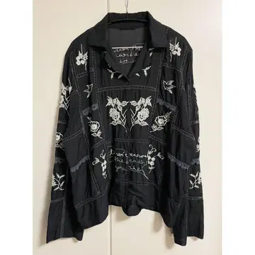 TODAYFUL 자수 패치워크 셔츠