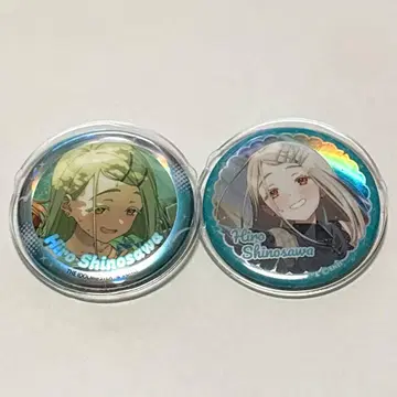 시노자와 히로 학원 아이돌 마스터 학마스 오로라 캔뱃지 대비 서포트 카드