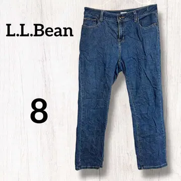 새상품급 L.L.Bean 클래식 핏 스트레치 데님 팬츠 [ 8 ]