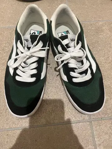 Vans 캐주얼 스니커즈 그린/블랙/화이트