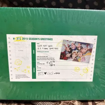 BTS 2019 SEASON'S GREETINGS