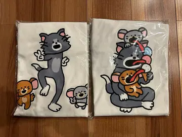 톰과 제리 해피 복권 B상 콜라보레이션 티셔츠 2장 세트