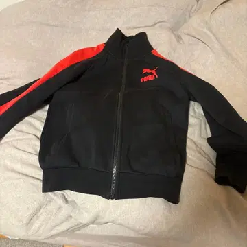 PUMA T7 트랙 자켓 블랙/레드