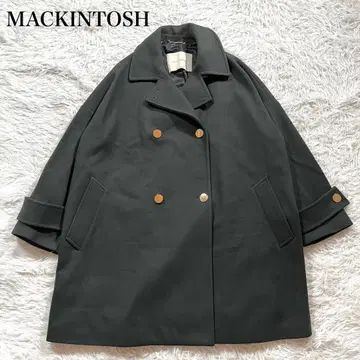 매킨토시 햄비 더블 스텐카라 코트 골드 버튼 2022aw