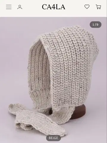 ca4la KNIT HOOD BABUSHKA