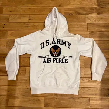 AVIREX U.S. ARMY AIR FORCE 후드티 M 사이즈