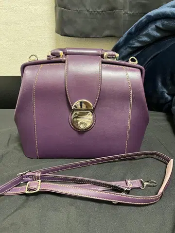 C.C.BAXTER Fran 퍼플 안감 핑크 각인 있음