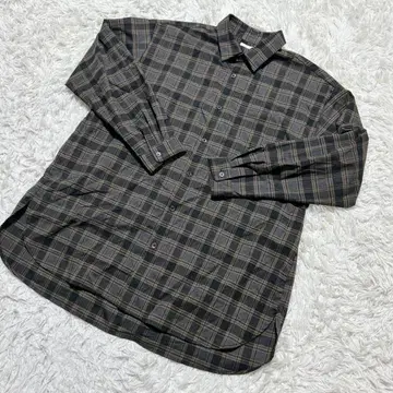 [ c7115 ] GU 셔츠 체크 긴팔 캐주얼