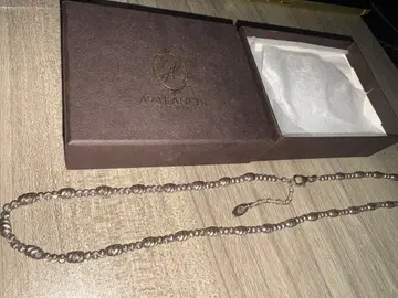 AVALANCHE 실버 컷볼 목걸이 45cm~50cm