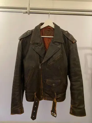 vintage 라이더스 가죽 자켓 레더 가죽 자켓