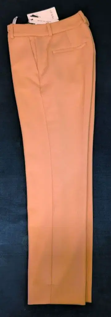 INDIVI 슬림핏 오렌지 슬랙스 38