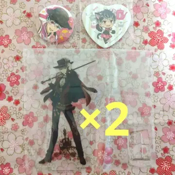 아이나나 모모 제일복권 왕님 푸딩 캔뱃지 아크릴 스탠드 난자타운