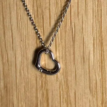 실버925 오픈 하트 목걸이 고급
