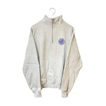 HUF 그레이 하프 지퍼 트레이닝복 L