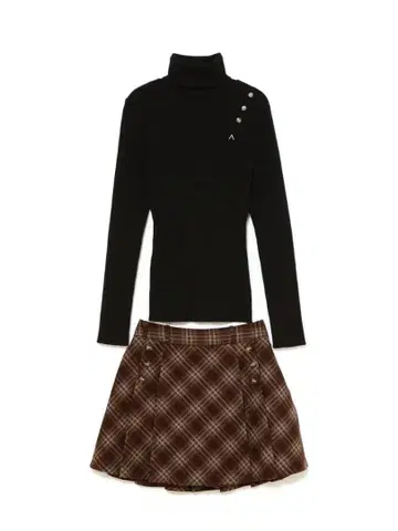 andmary Judy pleats set up 블랙 앤드마리