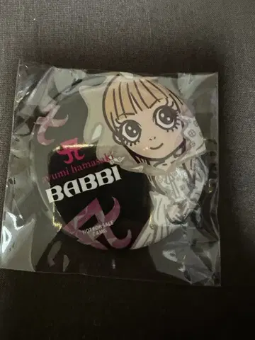 하마사키 아유미 ayumi hamasaki BABBI 콜라보 캔뱃지