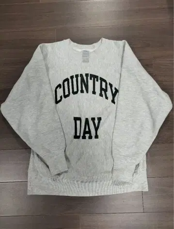 90년대 자수 택 Champion 리버스 위브 사이즈 L