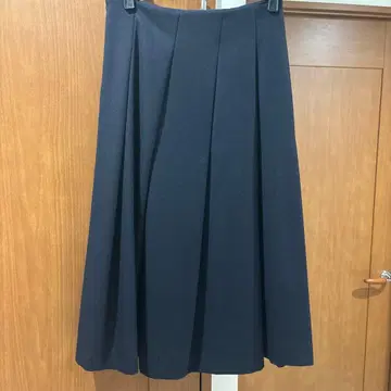 Drawer 플리츠 미디 스커트 36 사이즈