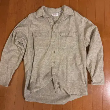 PRIVATE PROPERTY 그레이 플란넬 셔츠