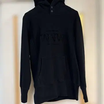 Champion 리버스 위브 후드티 프론트 버튼