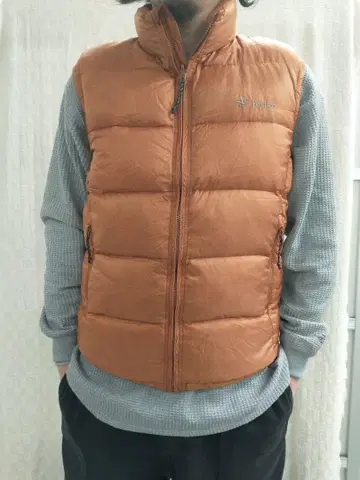 Foxfire 폭스파이어 다운 베스트 오렌지 L