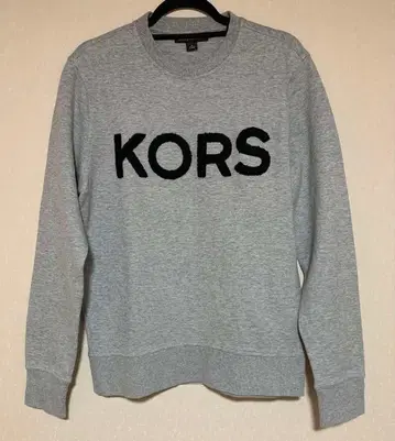 MICHAEL KORS 그레이 로고 맨투맨