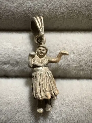 실버 925 하와이안 플라 펜던트