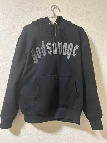 godsavage 블랙 후드티 L