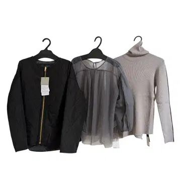 스콧 클럽 계열 퀼팅 자켓 외 3점 총액 52,000엔