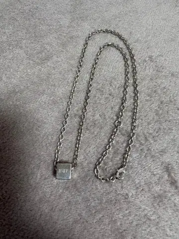 HUF 실버 체인 목걸이 약 60cm