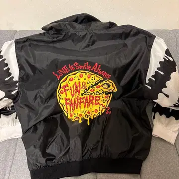 LiSA 후드티 바스락 피자 굿즈 L