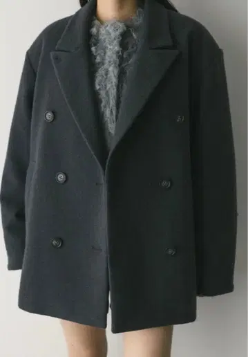 스타일 믹서기 파워 숄더 P 코트