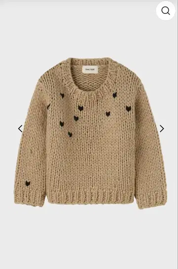 THE TOE Notting-Hill Heart Knit