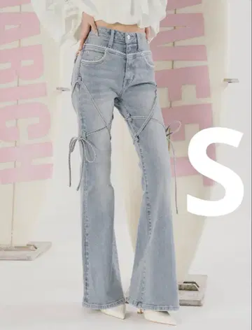 다리치 피코 레이스 하이웨스트 플레어 데님 S 사이즈